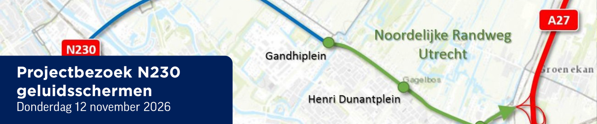 Projectbezoek N230 geluidsschermen Infraplatform RRN