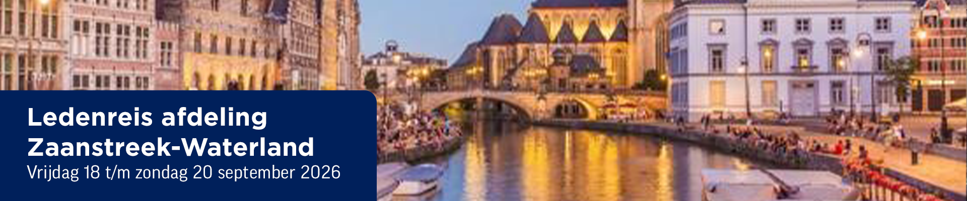 Ledenreis afdeling Zaanstreek-Waterland