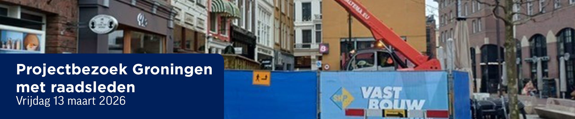 Projectbezoek Groningen met raadsleden