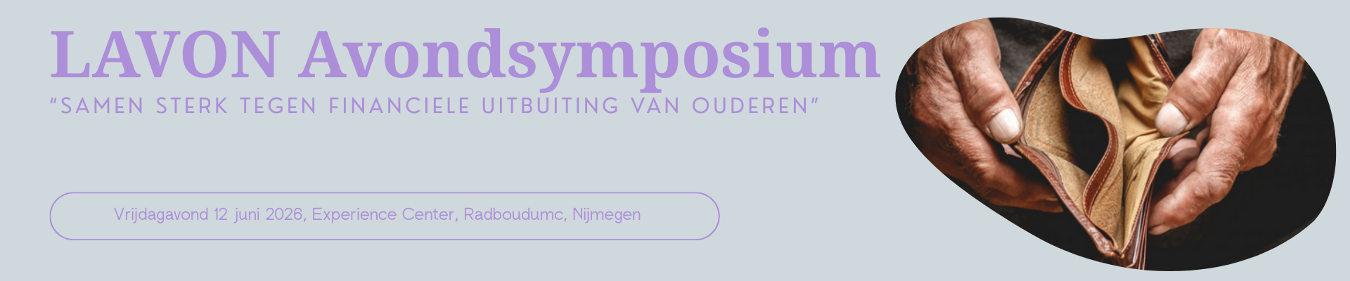LAVON Symposium: Samen sterk tegen financiële uitbuiting van ouderen