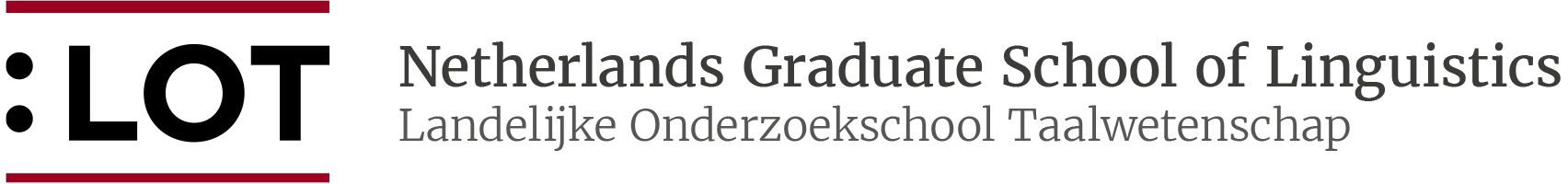 LOT Summer School 2026 | Groningen