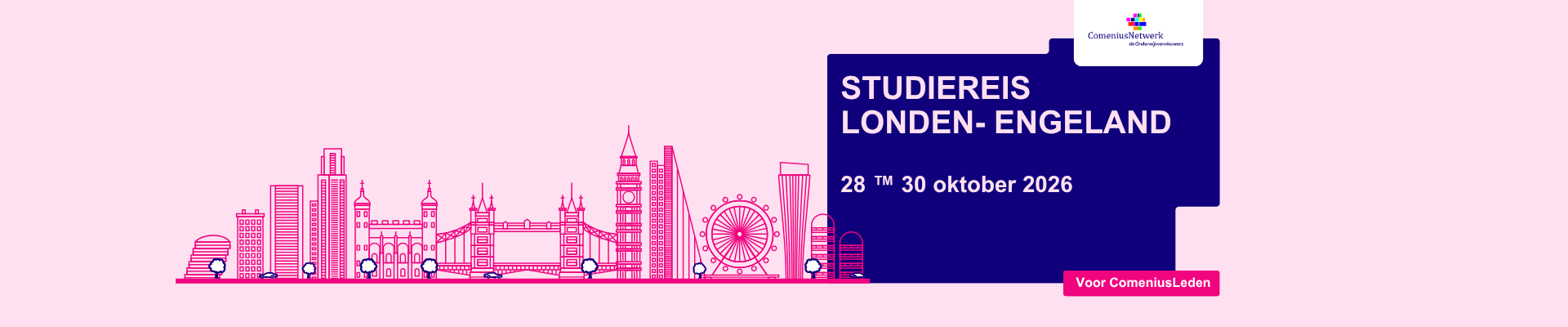 Studiereis Londen 2026