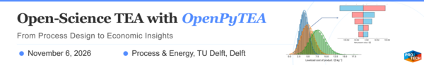 Open-Science Techno-Economic Assessment Workshop with OpenPyTEA: From Process Design to Economic Insights