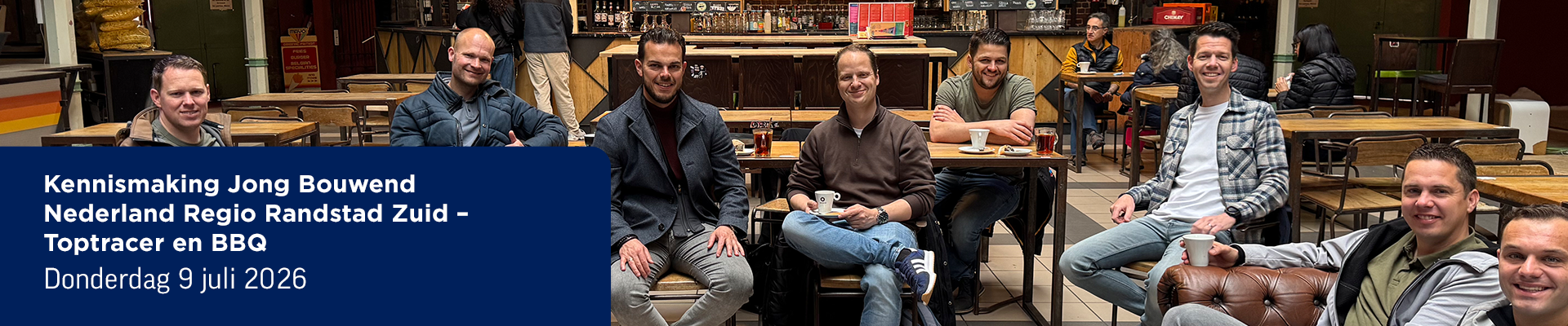 Kennismaking Jong Bouwend Nederland Regio Randstad Zuid – Toptracer en BBQ