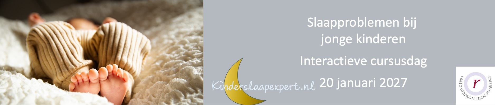 Slaapproblemen bij jonge kinderen -  interactieve cursusdag voor zorgprofessionals januari 2027