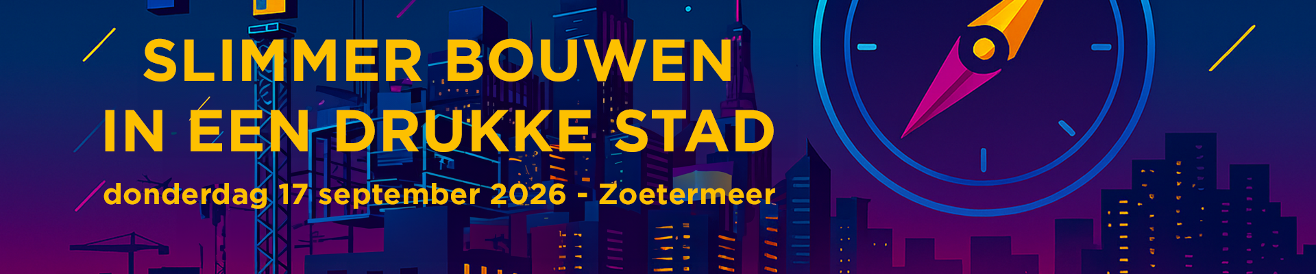 Slimmer bouwen in een drukke stad