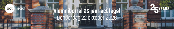 Alumniborrel  25 jaar act legal