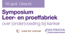 Leer- en Proeffabriek: symposium over (onder)voeding bij kanker