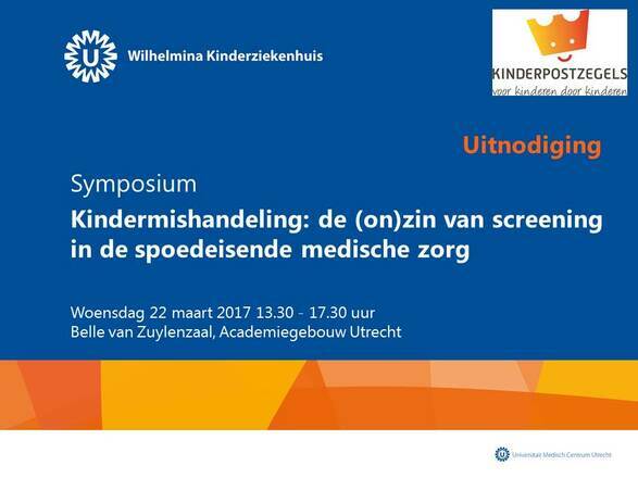 Symposium Kindermishandeling: de (on)zin van screening in de spoedeisende medische zorg