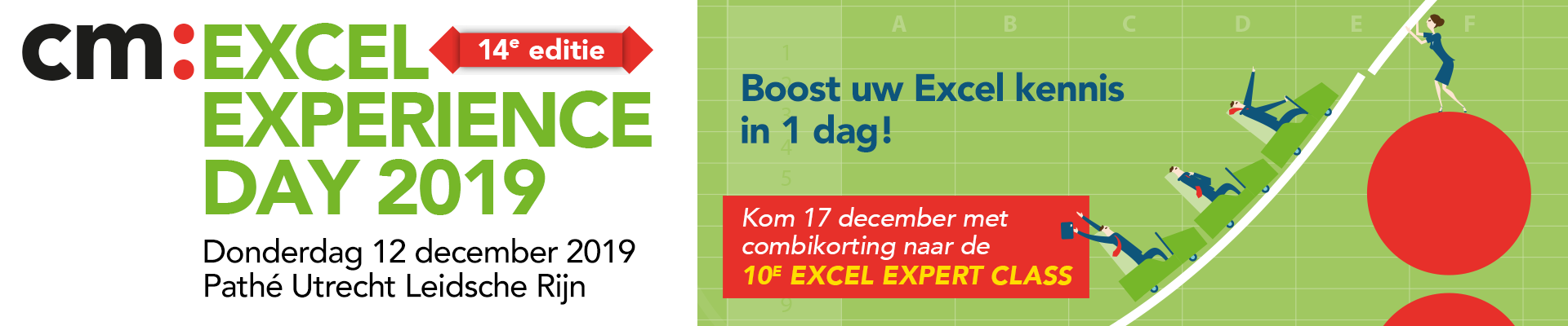 cm: Excel Experience Day en/of Excel Expert Class 2018